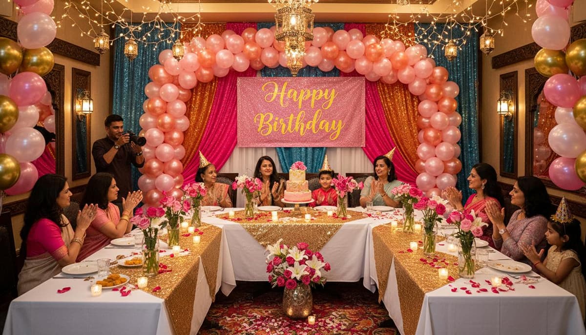 Birthday celebration at Lotus Family Restaurant